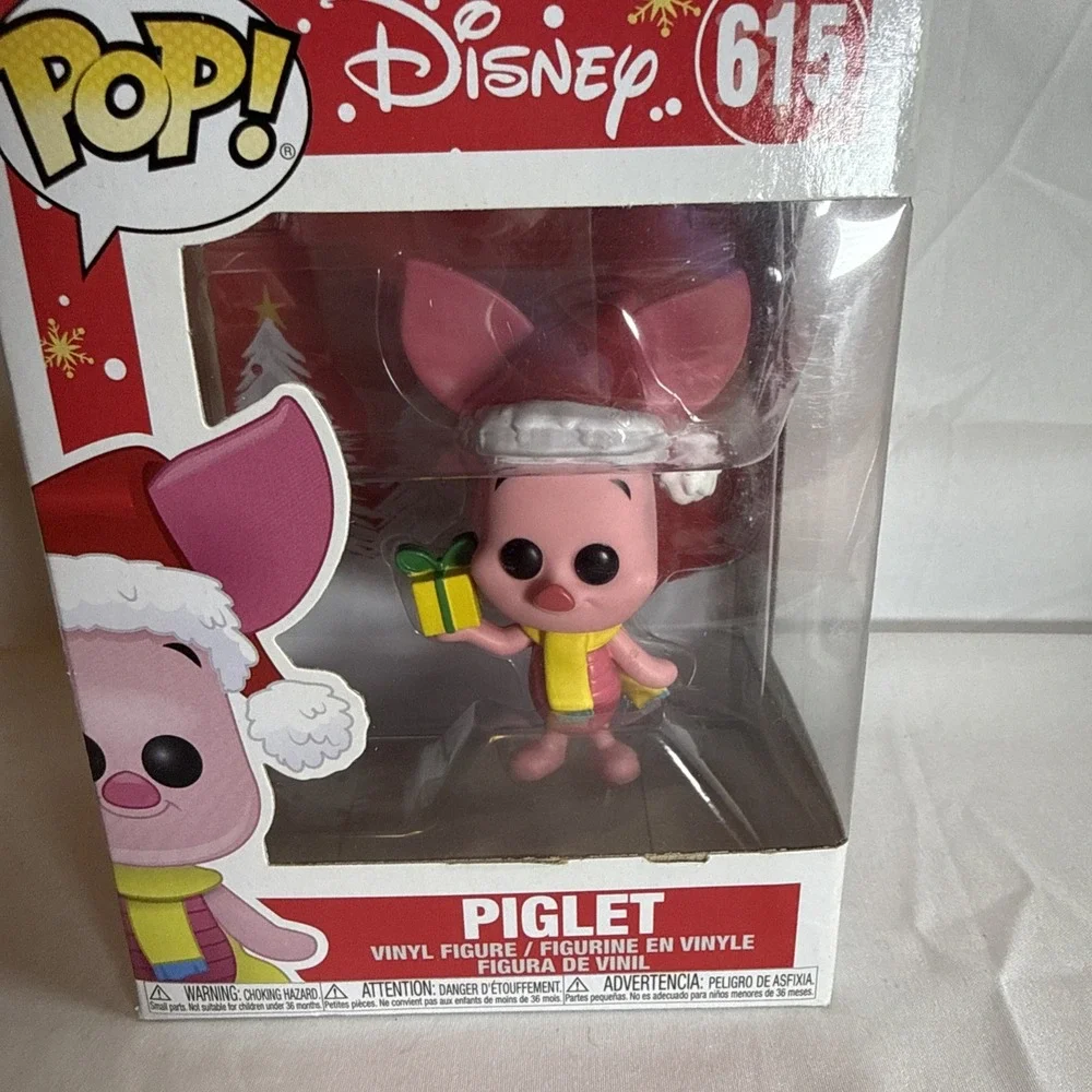 Funko Pop Disney Winnie the Pooh Holiday Piglet #615 Vinyl Figure 2019 Vaulted